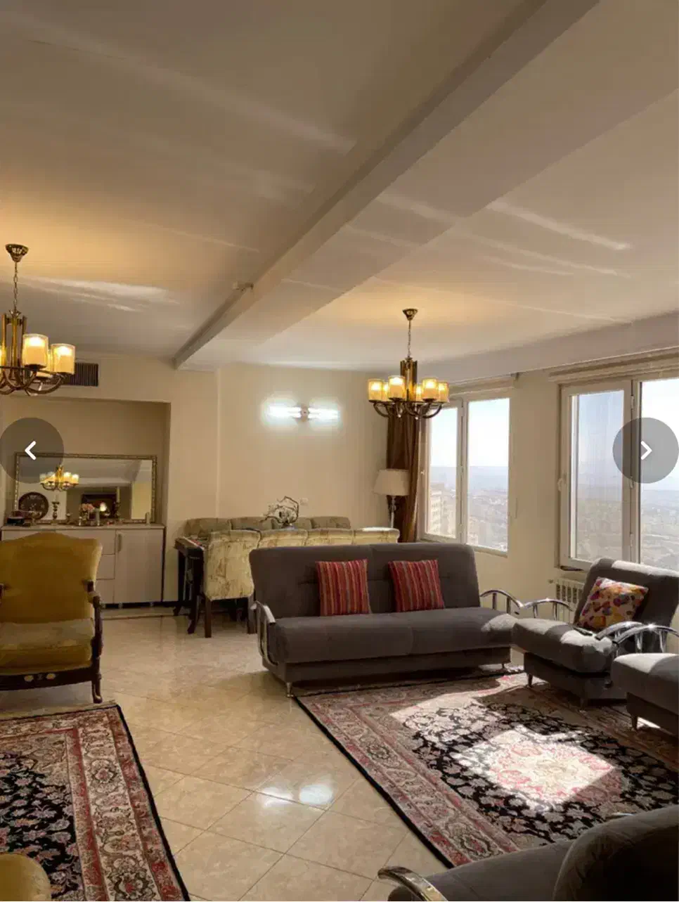 آپارتمانی اجاره/ ۱۴۶ متر/ ۳ خواب/ فاز ۱