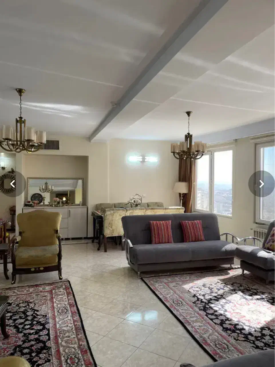 آپارتمانی اجاره/ ۱۴۶ متر/ ۳ خواب/ فاز ۱